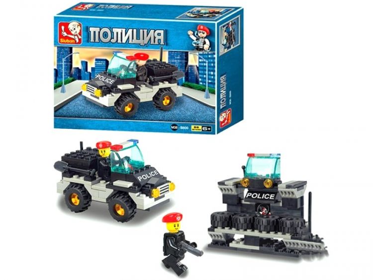 Купить Конструктор Поліцейська машина, серія Поліцейська, Sluban M38-B800, 88 дет. на obuv-plus.com.ua