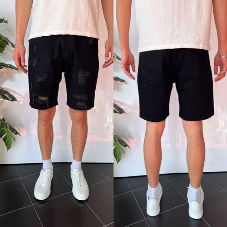 Купить Шорты i8denim 2272 black на obuv-plus.com.ua