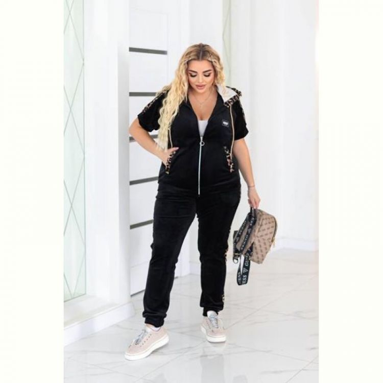 Купить Костюм спорт Seven Zikina 914 black-leo на obuv-plus.com.ua