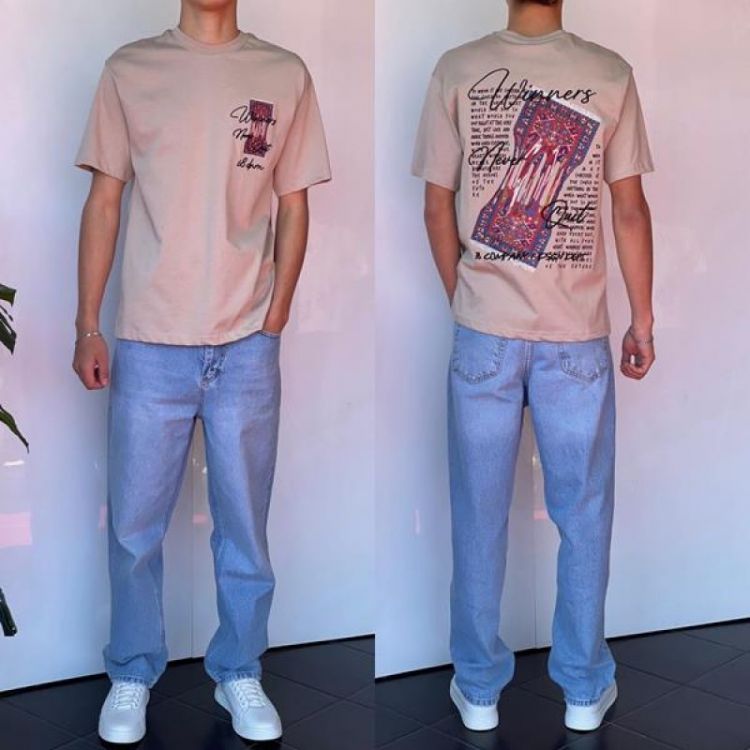 Купить Футболка i8denim 2232 beige на obuv-plus.com.ua