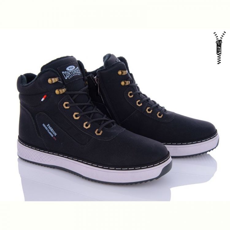 Купить Ботинки Wonex 9-789 black на obuv-plus.com.ua