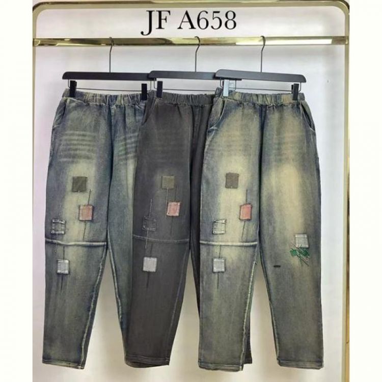 Купить Джинсы Immei JFA658 black на obuv-plus.com.ua