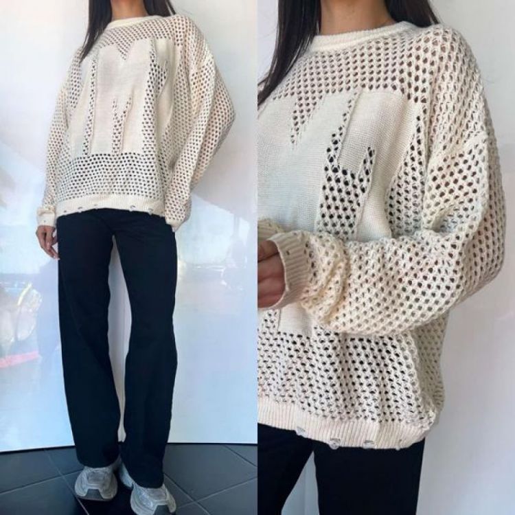 Купить Свитер i8denim Women TB112 white на obuv-plus.com.ua