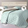 Купить Покрывало полуторное 140х210 см IDEIA стеганное двухстороннее качественная стежка микрофибра на кровать, диван на obuv-plus.com.ua