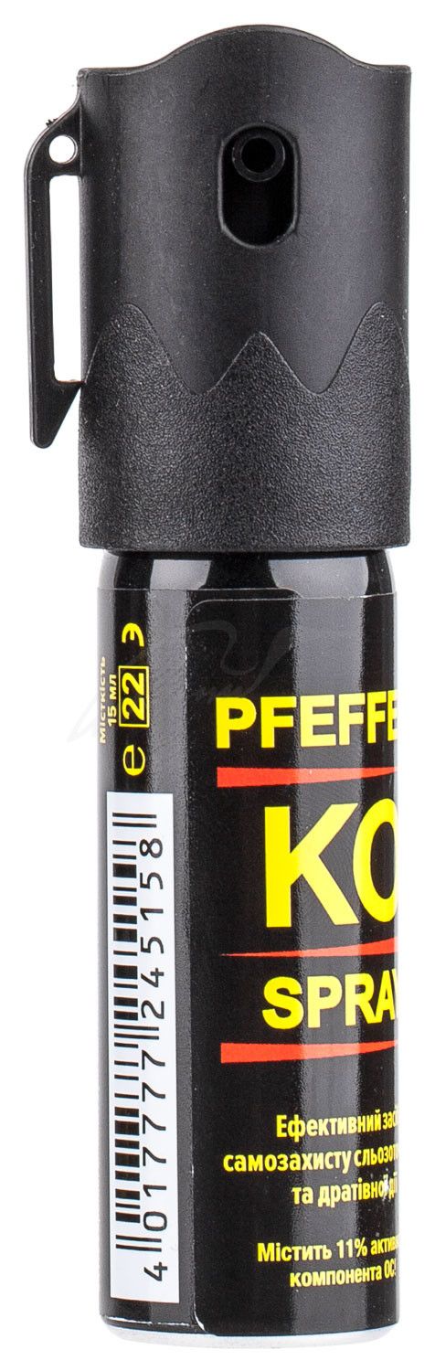 Купить Газовий балончик Klever Pepper KO Spray спрей. Об'єм - 15 мл на obuv-plus.com.ua
