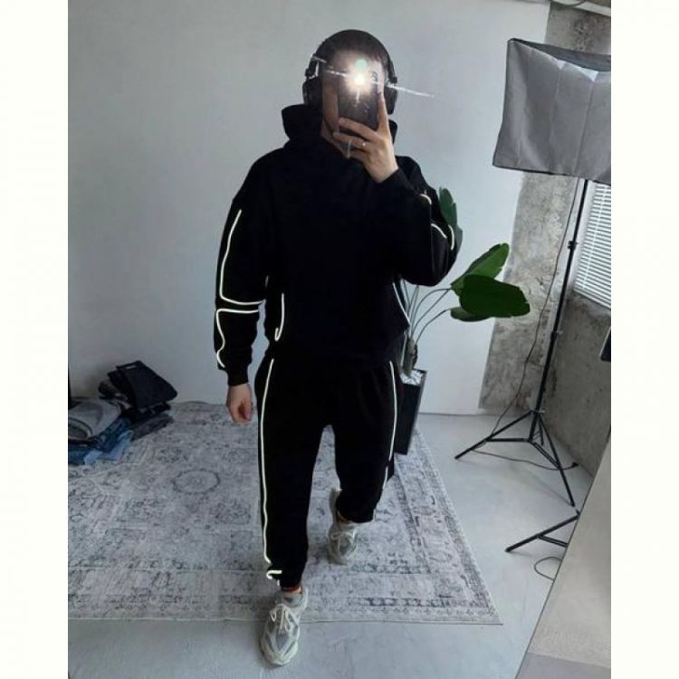 Купить Костюм спорт Seven Zikina 1361 black на obuv-plus.com.ua