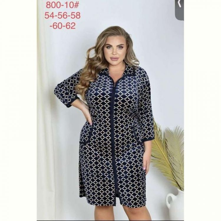 Купить Халат Fili Wear 800-10 navy на obuv-plus.com.ua