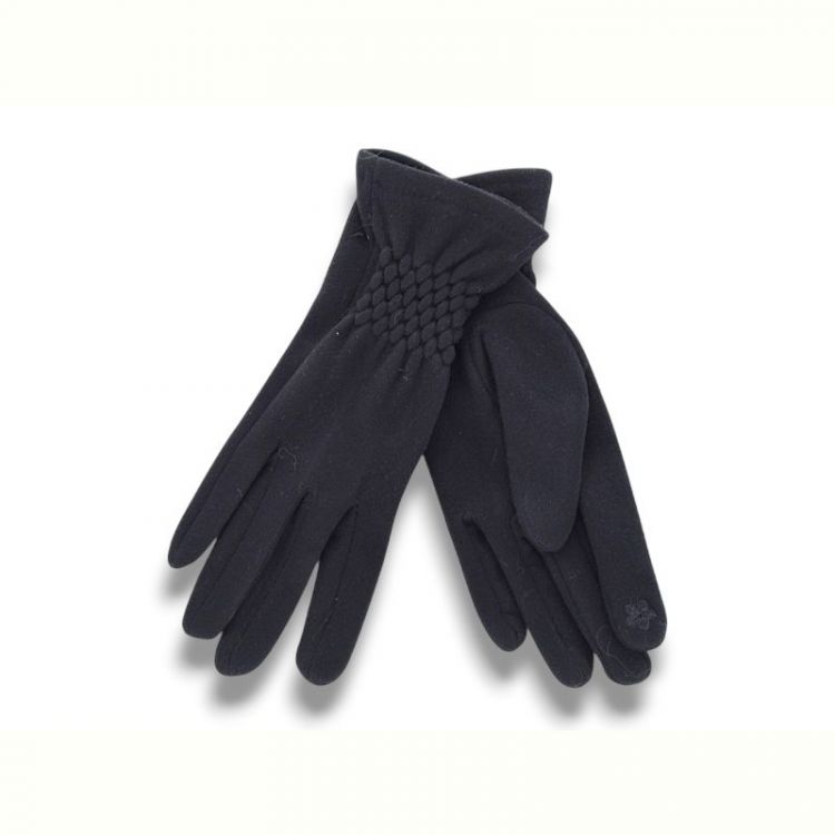 Купить Перчатки КОРОЛЕВА B11-85 black на obuv-plus.com.ua