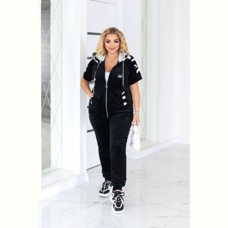 Купить Костюм спорт Seven Zikina 914 black-white на obuv-plus.com.ua