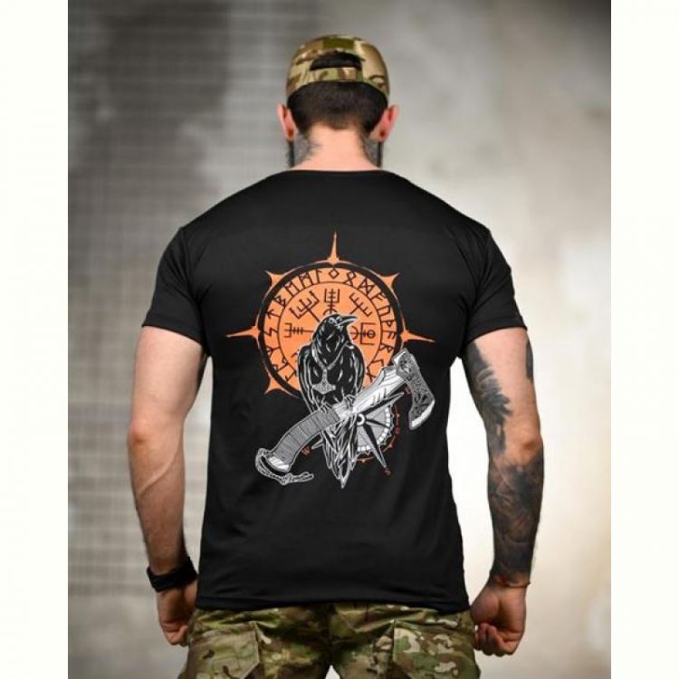 Купить Футболка Madoka 1361 black на obuv-plus.com.ua