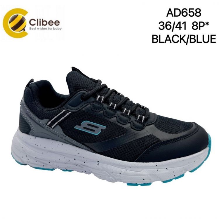 Купить Кроссовки Clibee Apa-AD658 black-blue на obuv-plus.com.ua