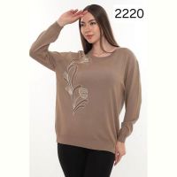 Купить Свитер Julia 2220 brown на obuv-plus.com.ua