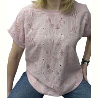 Купить Футболка Elena&Vika 26005 pink на obuv-plus.com.ua
