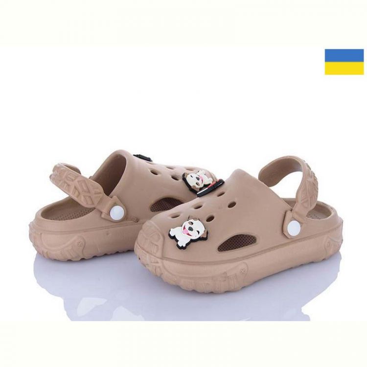 Купить Кроксы Golden Lion 1300 бежевий на obuv-plus.com.ua