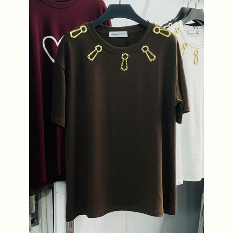 Купить Футболка Karon 6604 brown на obuv-plus.com.ua