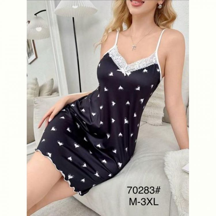 Купить Ночнушка Brilliant B70283 black на obuv-plus.com.ua