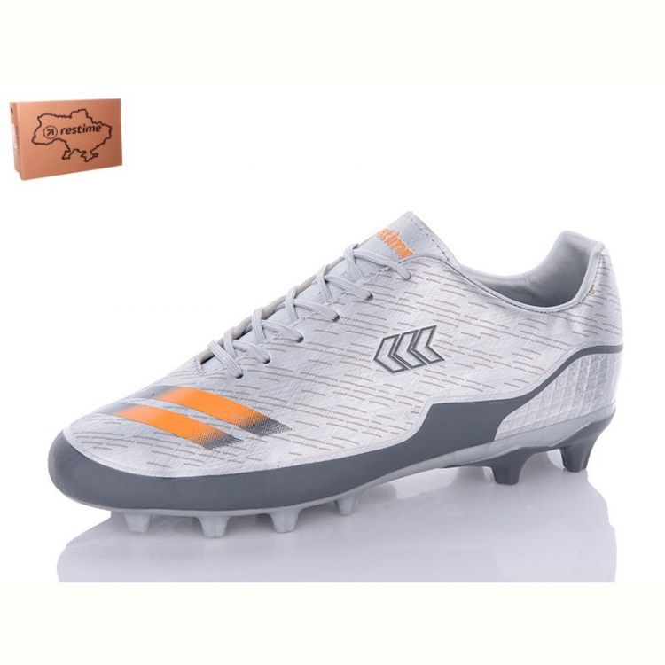 Купить Спорт Restime DMB23667-2 silver-orange на obuv-plus.com.ua