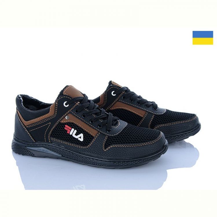 Купить Кроссовки Paolla 221-3 чорний-св.корич. на obuv-plus.com.ua