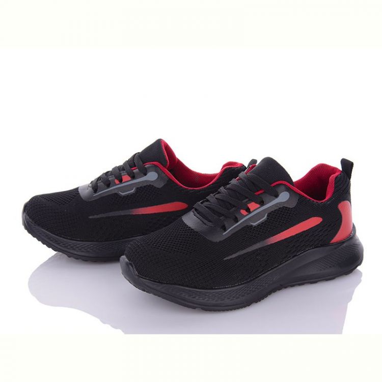 Купить Кроссовки Wei Wei A2580-1 black-red на obuv-plus.com.ua