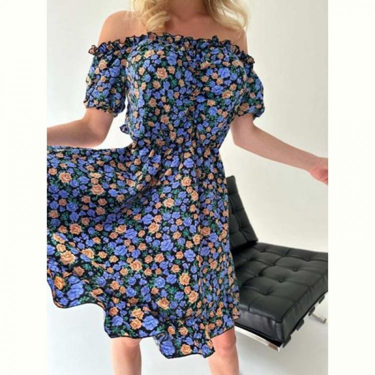 Купить Платье Arina 6214 l.blue на obuv-plus.com.ua