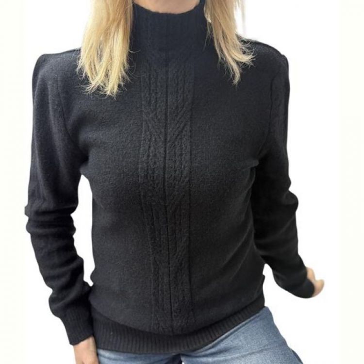 Купить Свитер Elena&Vika 34037 black на obuv-plus.com.ua
