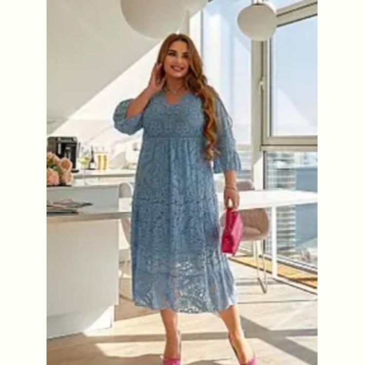 Купить Платье Romeo life RL1036 l.blue на obuv-plus.com.ua