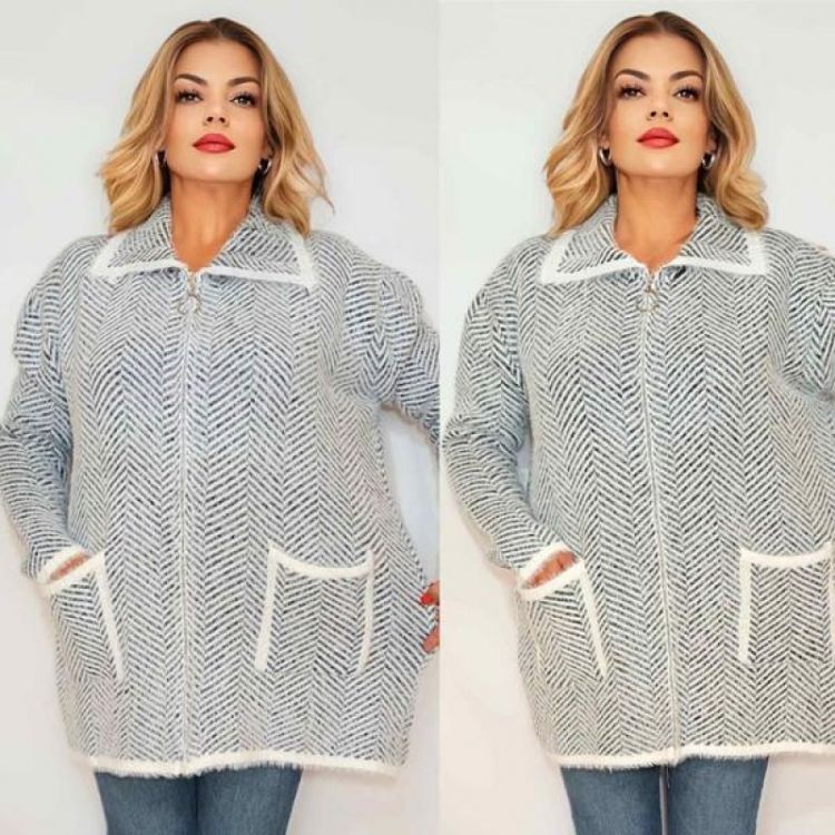 Купить Кардиган Romeo life RL1068 grey на obuv-plus.com.ua