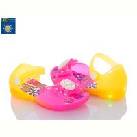 Купить Босоножки Obuv OK 005 pink-yellow LED на obuv-plus.com.ua