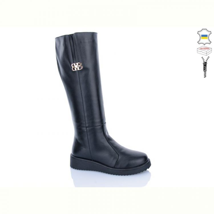 Купить Сапоги Sali 2228 чорний к чор-п.єврозима на obuv-plus.com.ua