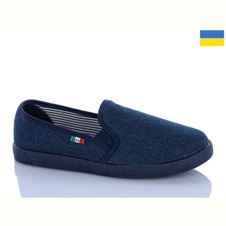 Купить Слипоны Sv Джинс M300-1 синій на obuv-plus.com.ua