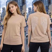 Купить Футболка Karolina KR493 beige на obuv-plus.com.ua