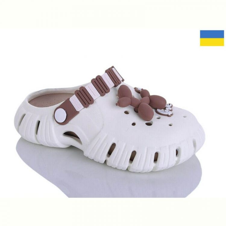 Купить Кроксы Malibu 6012 крем/мокко на obuv-plus.com.ua