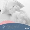 Купить Подушка для тела сна отдыха NORDIC+ 40х140 см IDEIA антиаллергенная длинная белая холлофайбер с молнией на obuv-plus.com.ua