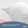 Купить Подушка для тела сна отдыха NORDIC+ 40х140 см IDEIA антиаллергенная длинная белая холлофайбер с молнией на obuv-plus.com.ua