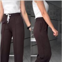 Купить Штаны спорт MSO 10048 brown на obuv-plus.com.ua