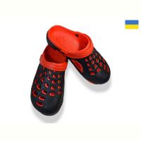 Купить Кроксы Cross 308 чор-червоний на obuv-plus.com.ua