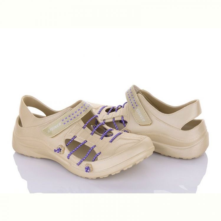 Купить Кроксы Viktoria N05-94 beige на obuv-plus.com.ua