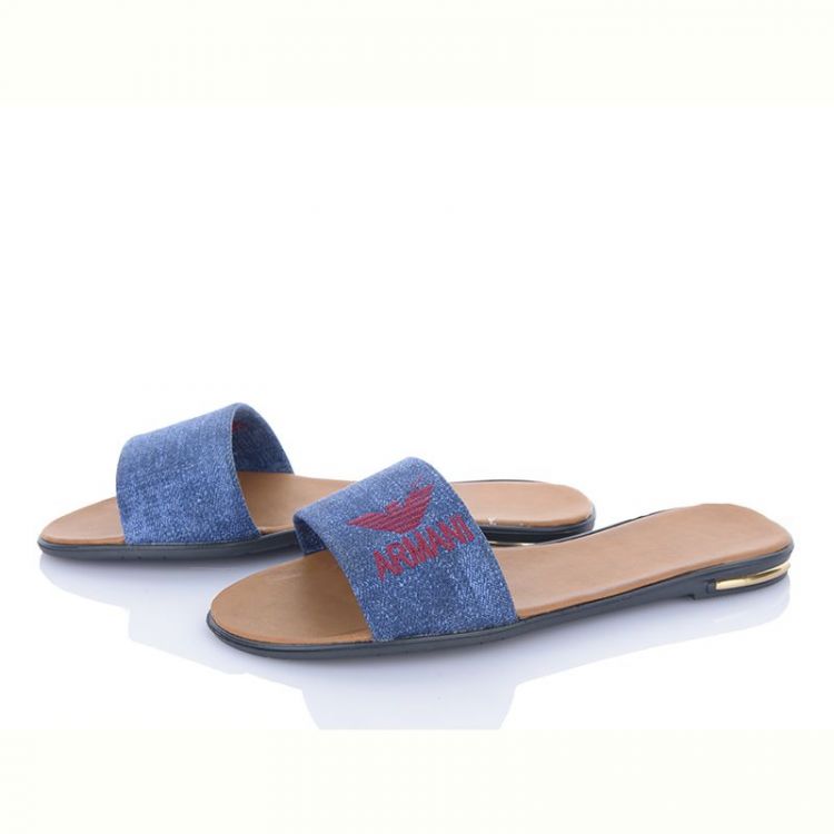 Купить Шлепанцы ShoesViento Arma-ni джинс на obuv-plus.com.ua