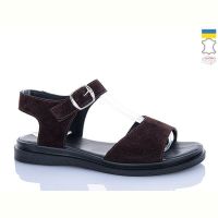 Купить Босоножки Garti 140 коричневий замш на obuv-plus.com.ua