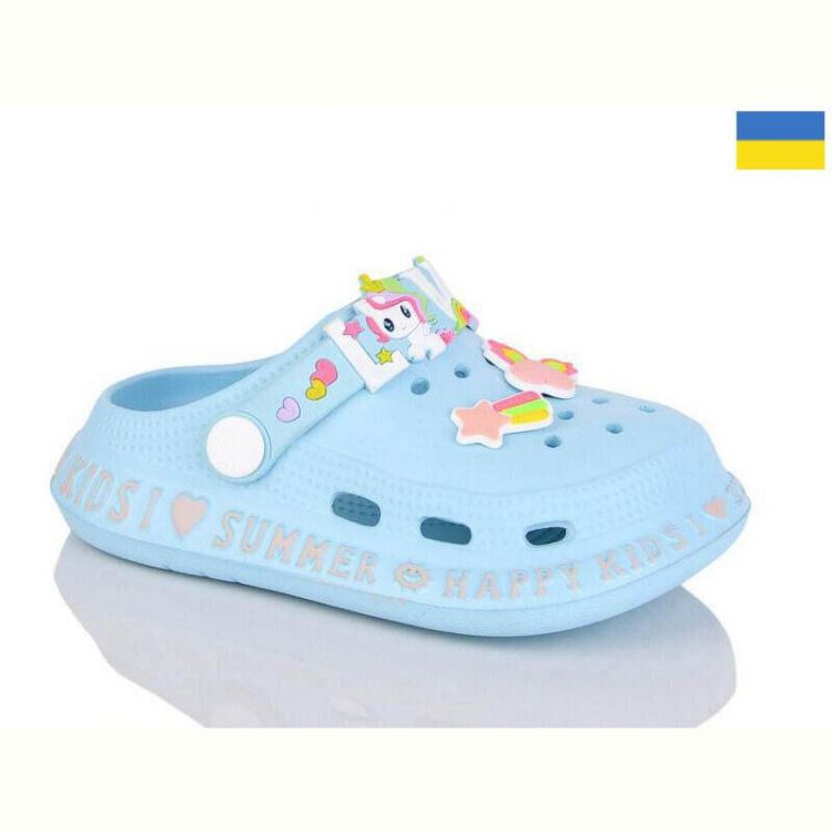 Купить Кроксы Demur 6005 бірюзовий на obuv-plus.com.ua
