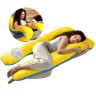 Купить Подушка П-форма IDEIA 140х75х20 см U-shape для беременных, реабилитации и повседневного комфорта с наволочкой на obuv-plus.com.ua