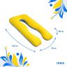 Купить Подушка П-форма IDEIA 140х75х20 см U-shape для беременных, реабилитации и повседневного комфорта с наволочкой на obuv-plus.com.ua