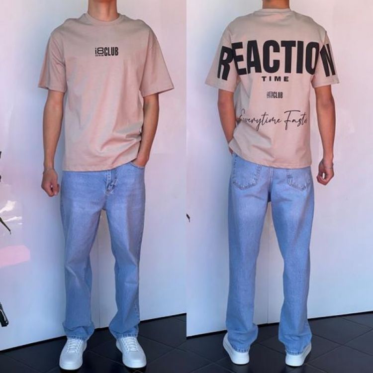 Купить Футболка i8denim 2225 beige на obuv-plus.com.ua