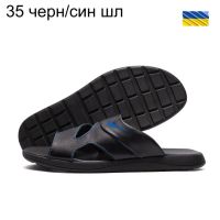 Купить Шлепанцы DvaShoes TT-35 черн-син.шл. на obuv-plus.com.ua
