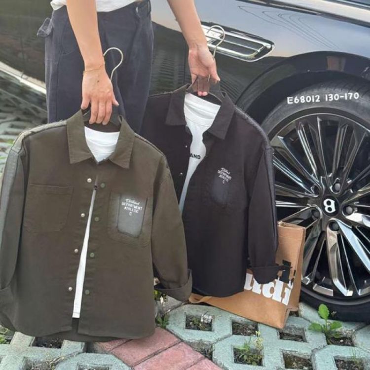 Купить Рубашка Delfinka 6812 black на obuv-plus.com.ua