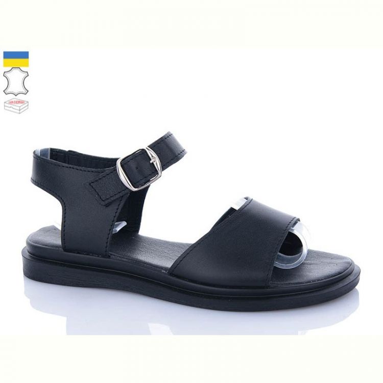 Купить Босоножки Garti 140 чорна шкіра на obuv-plus.com.ua
