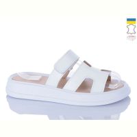 Купить Шлепанцы Sali 1501-25 білий біл-п. на obuv-plus.com.ua