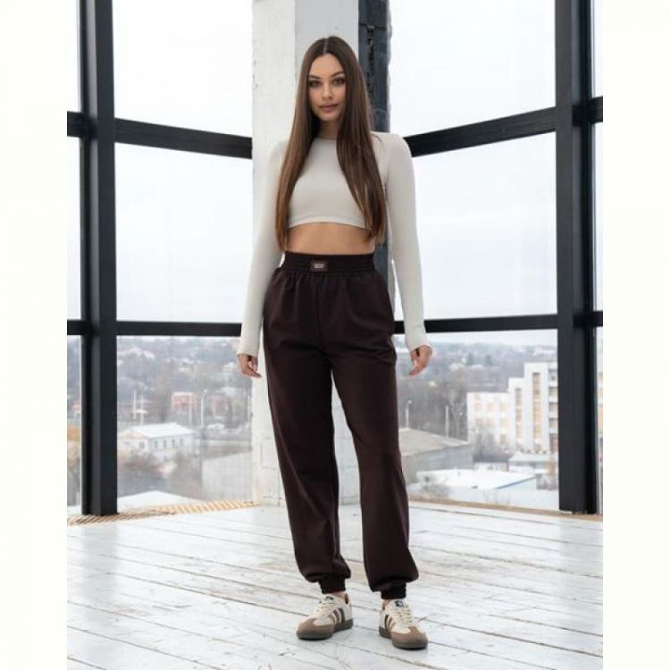 Купить Штаны спорт AZNA Б98 chocolate на obuv-plus.com.ua