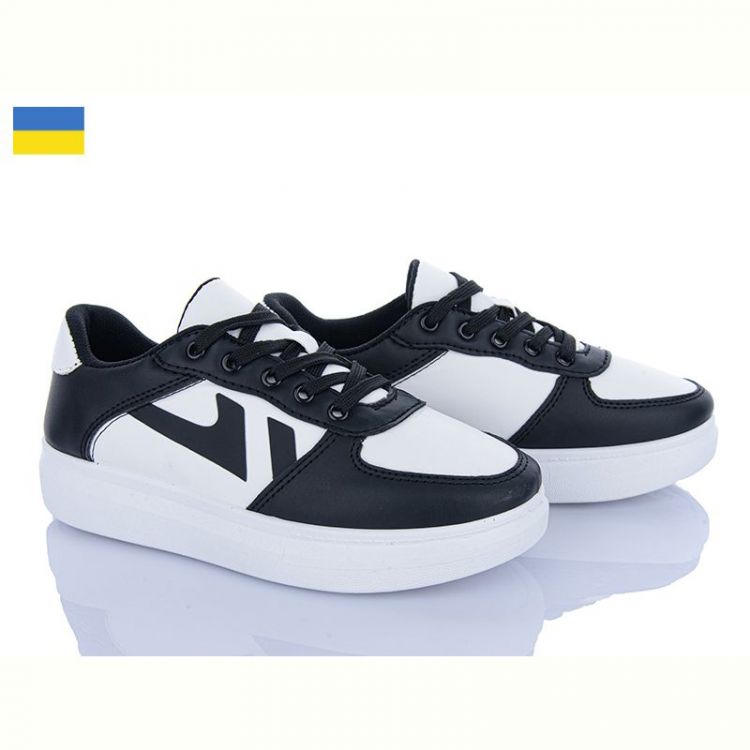 Купить Кроссовки Львов База B&R 115 чор-білий на obuv-plus.com.ua