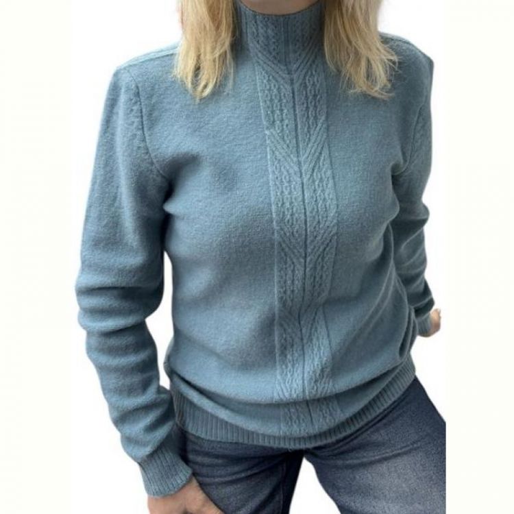 Купить Свитер Elena&Vika 24037 l.blue на obuv-plus.com.ua